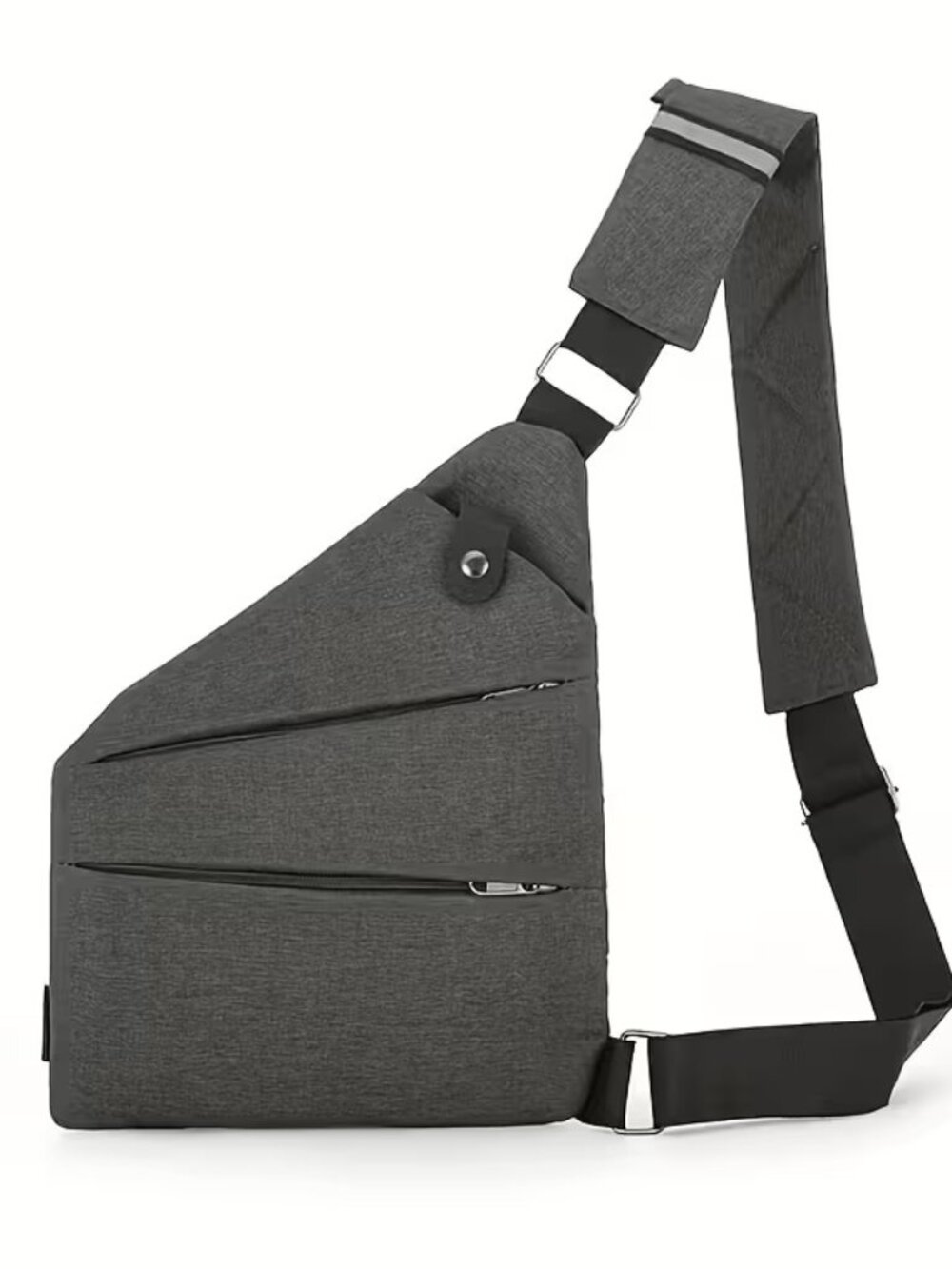 Unisex Crossbody Bag, Slim-Fit Anti-Theft Shoulder Bag, Multi-Pocket Zipper Desi